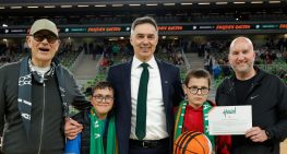 ONE-TEAM: barvanje žog in ogled tekme Eurocup-a